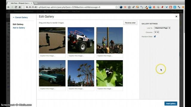 Adding an Image Gallery to A Wordpress Post смотреть онлайн