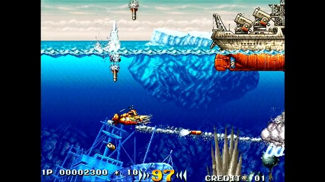 In The Hunt - Arcade Gameplay - Irem 1993 смотреть онлайн