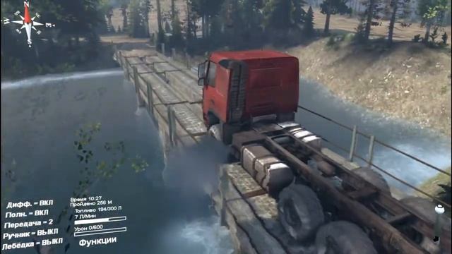 SpinTires обзор мода ( VolvoFM ) Нормально! смотреть онлайн