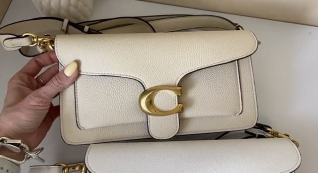 Сумка Coach Tabby новые цвета молочная смотреть онлайн