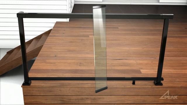 Peak Aluminium Balustrade Sectional Glass Installation смотреть онлайн