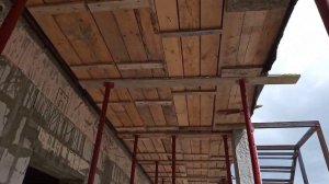 Недорогой вариант бетонного перекрытия балкона своими руками.ч.4