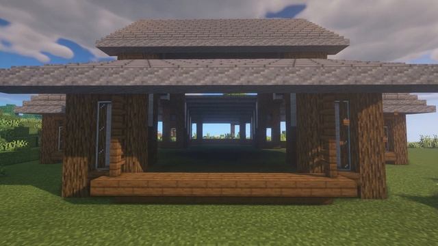 Как построить здание склада (Большой склад в майнкрафт) смотреть онлайн