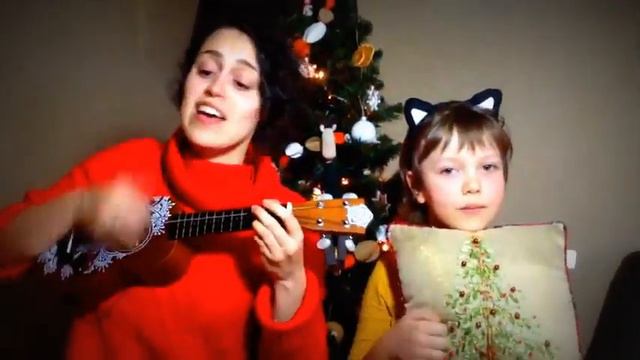 Jingle bells ukulele cover смотреть онлайн