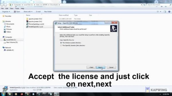 How to install OPENSSL in windows 7/8/10{#openssl}|openssl install windows 10|