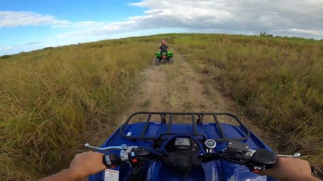 Riding with my Nephew, Grizzly 350 4x4 and KFX 50 Quads смотреть онлайн