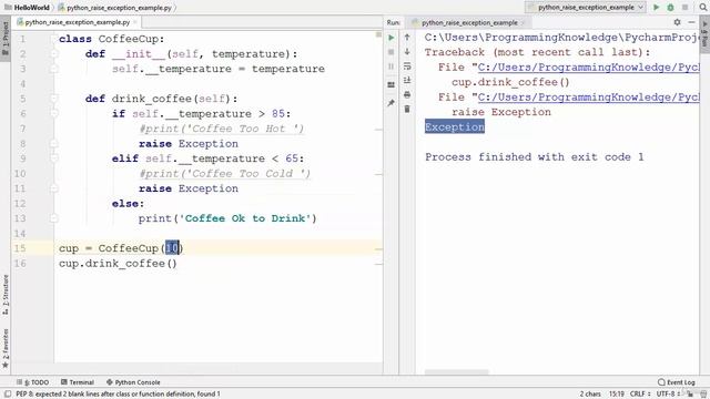 Raising Exceptions In Python | python tutorials смотреть онлайн