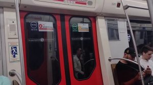 Поездка на Юбилейном от ст. Девяткино до ст. Проспект Ветеранов 2 ч. (Пушкинская-Проспект Ветеранов