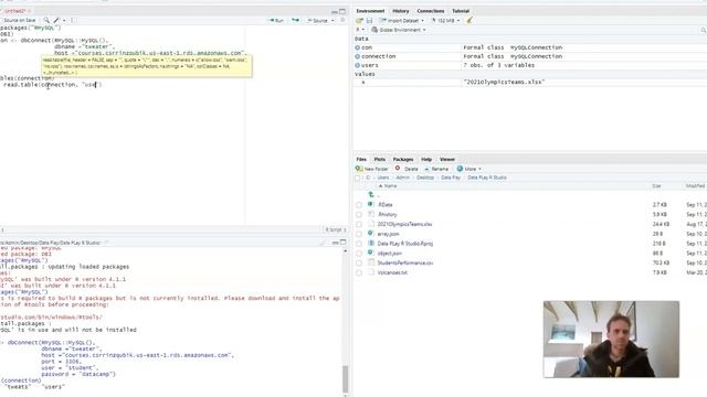 Import Data from SQL server into R using RMySQL #data #SQL #R #datanalysis #importingdata смотреть онлайн