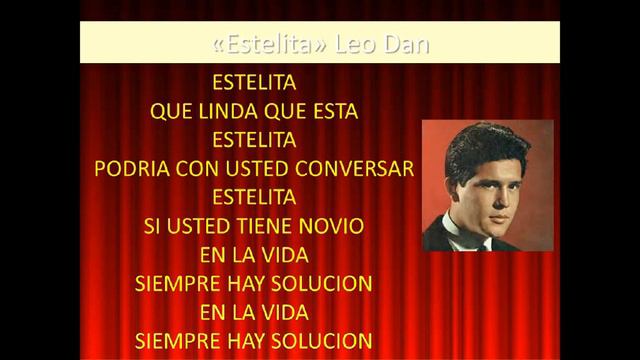 Estelita Tono bajo Leo Dan Karaoke смотреть онлайн