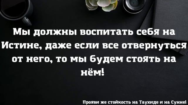 Мы должны проявлять стойкость на Таухиде и на Сунне, даже если тех кто придерживаются их, очень мал смотреть онлайн