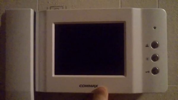 Включение Commax CDV-50P
