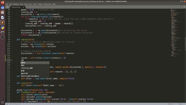 Advanced Actor Critic algorithm (A2C) with Pong смотреть онлайн