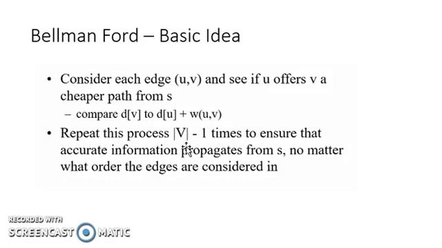 16.1 Bellman Ford Algorithm - Shortest Path Problem (1/2) смотреть онлайн
