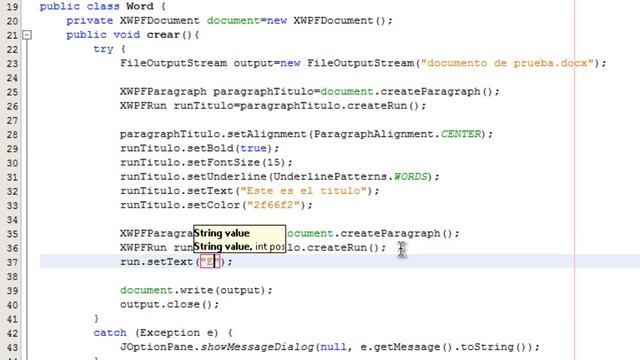 ICM tutoriales - Crear un word con Apache POI en Java смотреть онлайн