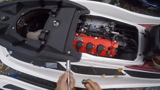 PWC maintenance how to Winterize HONDA AQUATRAX jetski PWC смотреть онлайн
