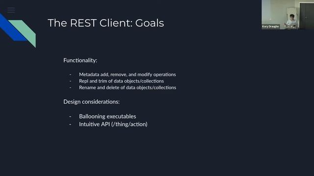 TRiRODS: AMQP Audit Rule Engine Plugin Investigation and iRODS C++ REST API Additions смотреть онлайн