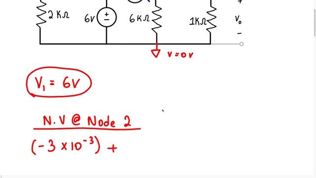 Node Voltage Method (Problem #13) смотреть онлайн