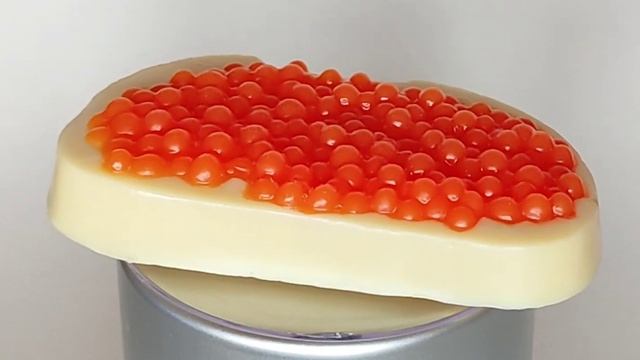 Фигурное мыло ручной работы бутерброд с красной икрой Le-Mon смотреть онлайн