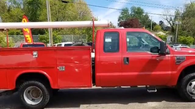 2008 *Ford F350* *DIESEL 6.4 POWERSTROKE* 4X4 DUALLY 6 SPEED MANUAL EXT CAB UTILITY BED LOW MILES.. смотреть онлайн