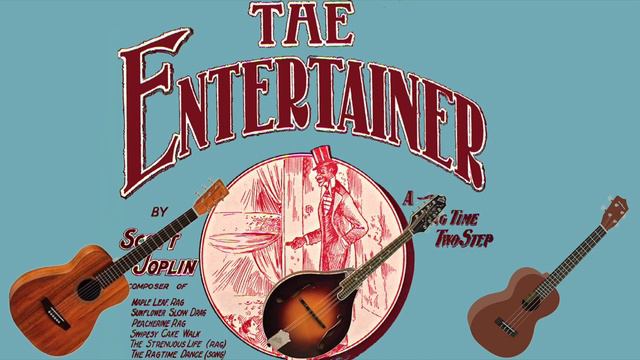 The Entertainer by Scott Joplin (Ragtime Guitar Trio) смотреть онлайн
