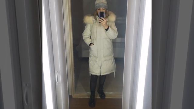 Зимняя парка с утиным пухом. смотреть онлайн