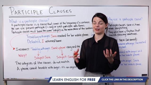 Learn English | Participle Clauses смотреть онлайн