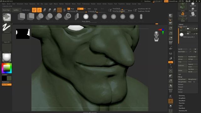 Zbrush to Photoshop "Goblin" Sculpting Timelapse смотреть онлайн