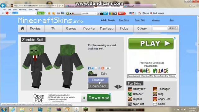 how to change your minecraft skin смотреть онлайн