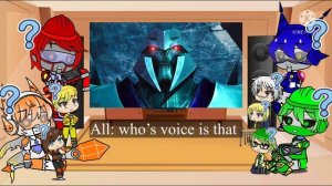 Transformers rescue bots react to tfp how bumblebee got his voice back