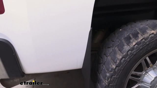 etrailer | WeatherTech No-Drill Rear Mud Flaps Review смотреть онлайн