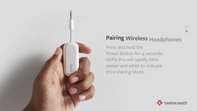 Twelve South AirFly Pro Quick Start Guide (TX, Transmit) смотреть онлайн