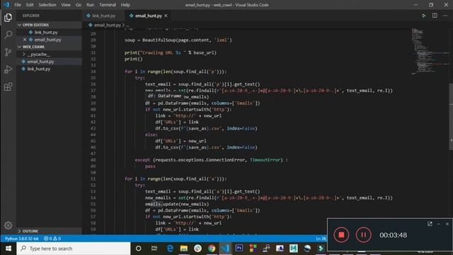 Build Email Hunter using Python | Finding Emails смотреть онлайн