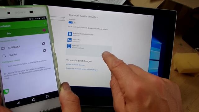 PC mit Internet verbinden über Bluetooth Handy Windows 10 Hotspot Smartphone Sony Xperia смотреть онлайн