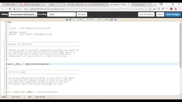 Laravel 5.4 Tutorial | Upload Laravel on Server (godaddy) | Part 26 | Bitfumes смотреть онлайн