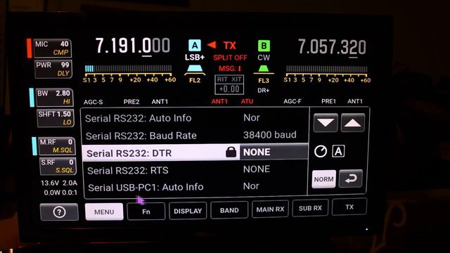 QUICK WALK THROUGH OF K4D MENU / ELECRAFT K4D MENU