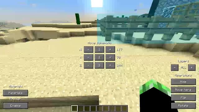 Minecraft Mod : "Schematica Mod" смотреть онлайн