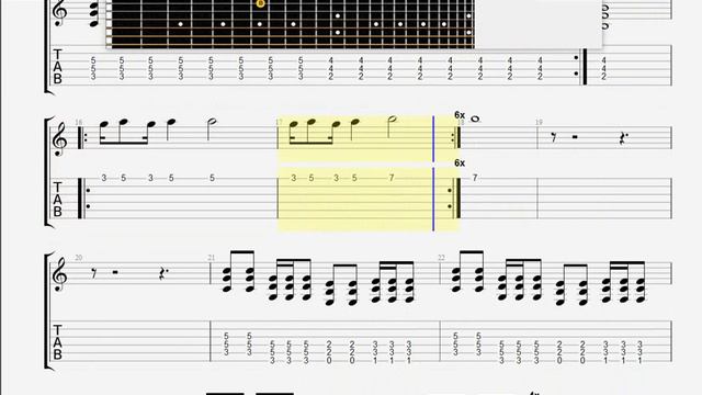 Black Ball Line Burning Word GUITAR 1 TABLATURE смотреть онлайн