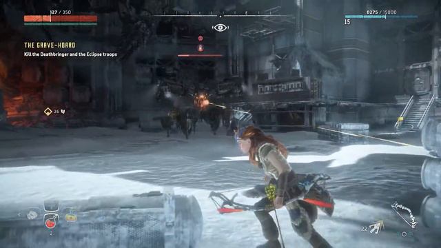 HORIZON ZERO DAWN FULL Walkthrough Part 12 - THE GRAVE HOARD Kill the Deathbringer смотреть онлайн