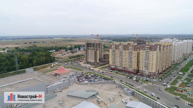 Обзор с воздуха ЖК «Новое Бутово» от застройщика «МД Групп» (аэросъемка: сентябрь 2018 г.) смотреть онлайн