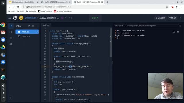 Lecture 17 - Exceptions смотреть онлайн