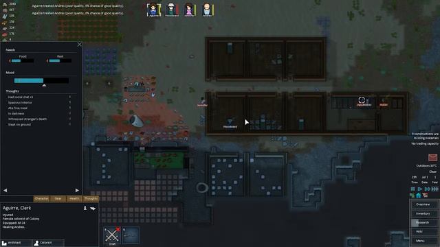 Let's Play RimWorld (Alpha 8 Modded) S3E05 Norbal Horde смотреть онлайн