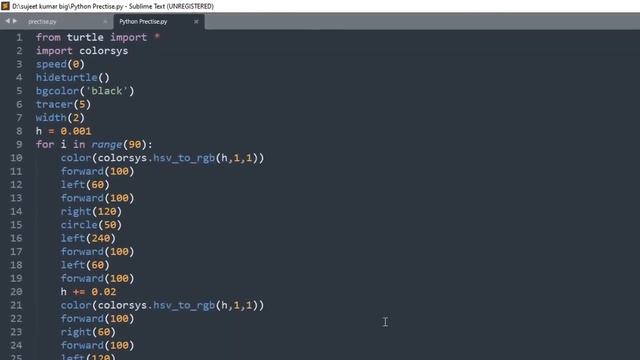 Nice and best python graphics pattern смотреть онлайн