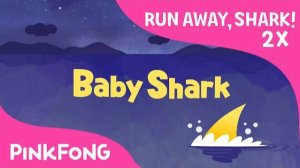 Run Away, Baby Shark ! | 2x FASTER | Animal Songs | PINKFONG Songs for Children