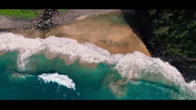 Остров! Океан! Волны! Горы! Водопад! Под хорошую музыку! Amazing Nature! Hawaii!
