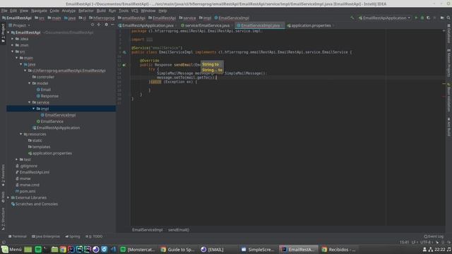 Send Email Rest Api With Spring Boot смотреть онлайн