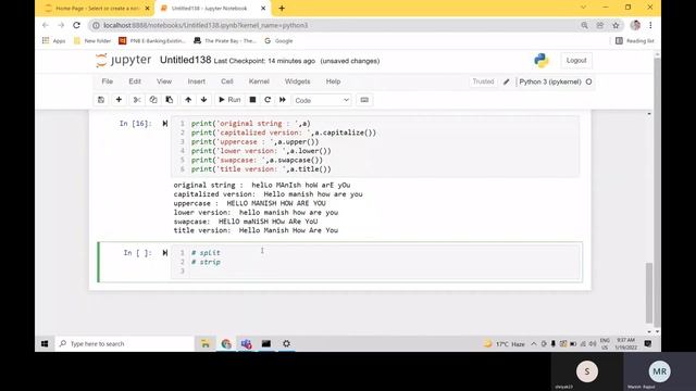 How do you make a string in Python? смотреть онлайн
