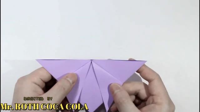 Как сделать бумажную бабочку 2019/ How to Make Paper Butterfly 2019 BY Mr. ROTH COCA COLA смотреть онлайн