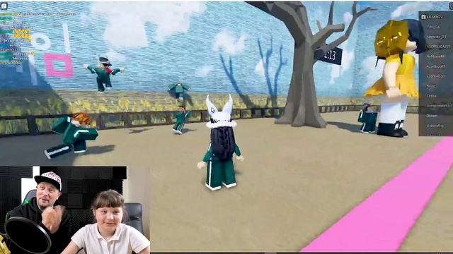 Игра кальмар роблокс squid game ROBLOX смотреть онлайн