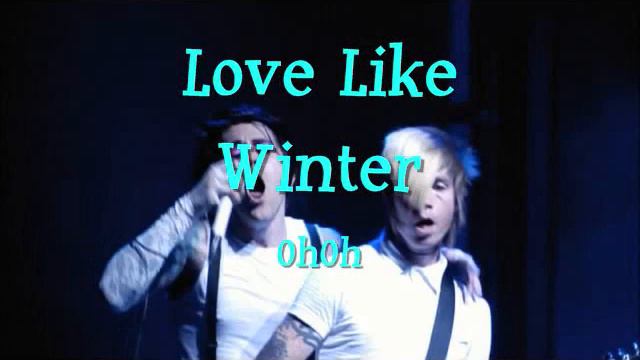 AFI-Love Like Winter (Lyrics)